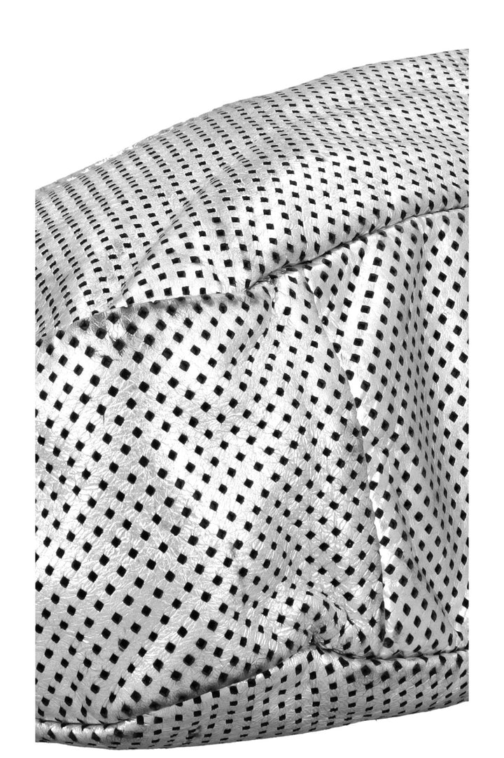 CHANEL Perforated Rodeo Drive XL Hobo Bag Silver