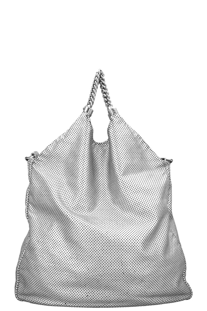 CHANEL Perforated Rodeo Drive XL Hobo Bag Silver