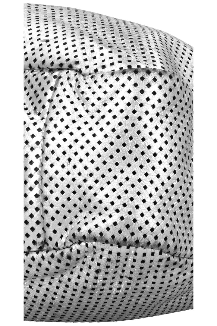 CHANEL Perforated Rodeo Drive XL Hobo Bag Silver