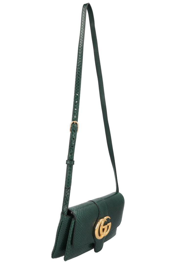 GUCCI Petit sac bandoulière Arli Python Vert