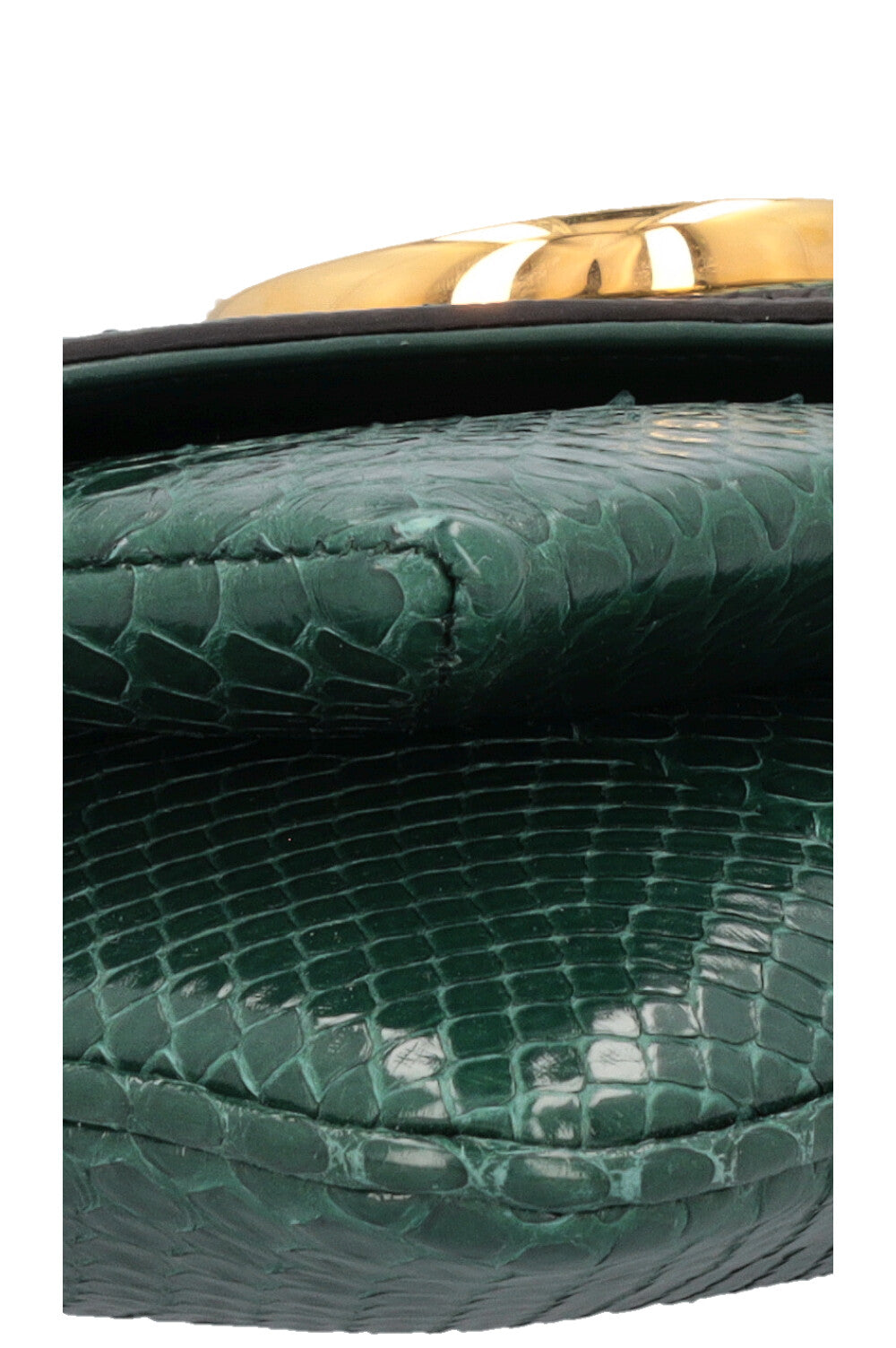 GUCCI Petit sac bandoulière Arli Python Vert