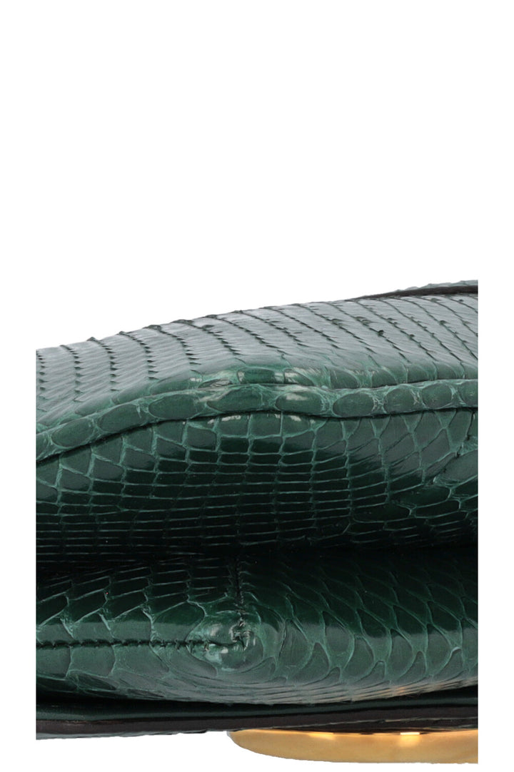 GUCCI Petit sac bandoulière Arli Python Vert