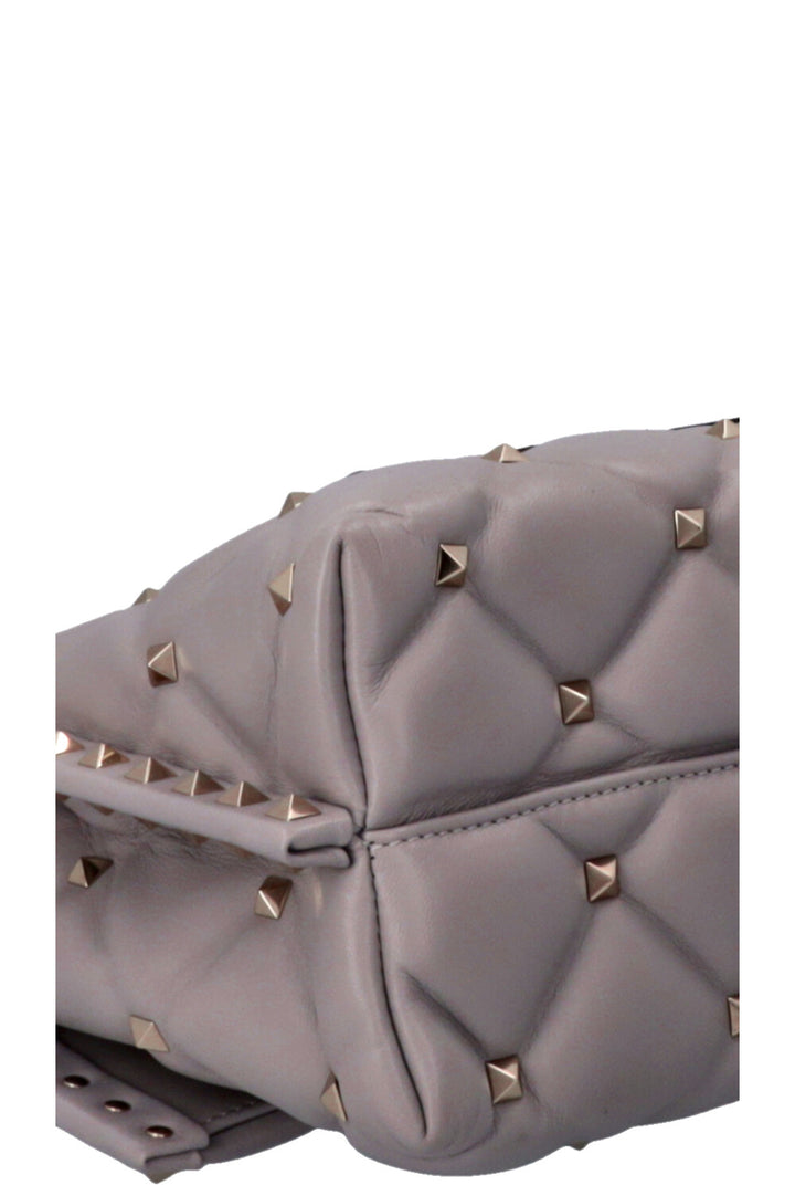 Sac à main Candystud VALENTINO gris