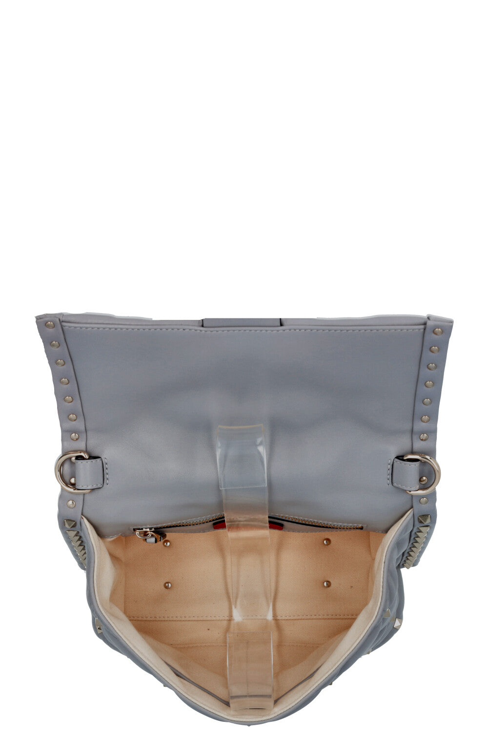 Sac à main Candystud VALENTINO gris