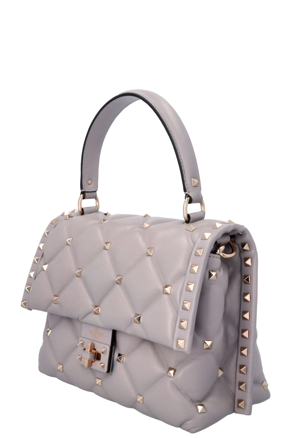 Sac à main Candystud VALENTINO gris