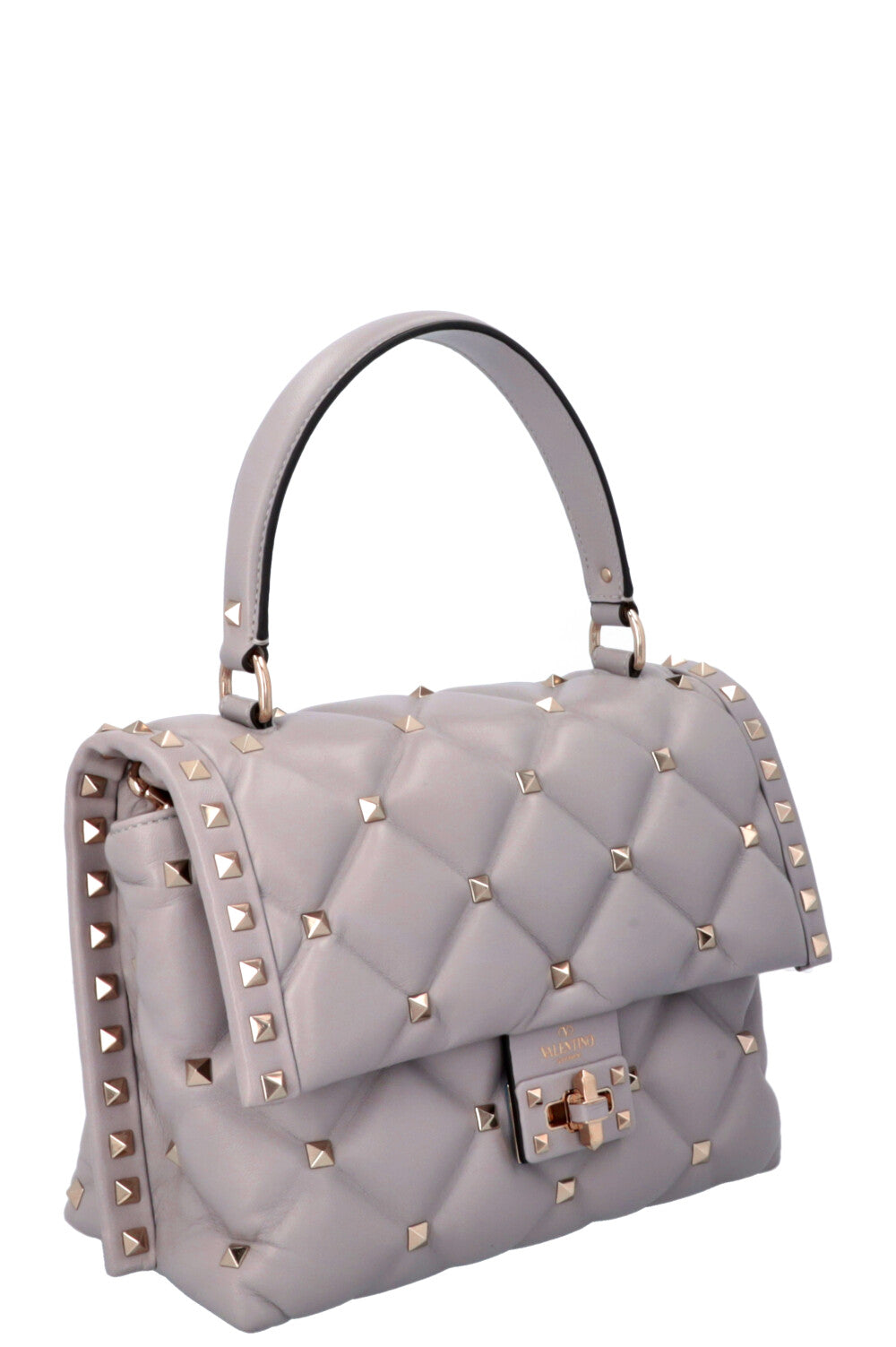 Sac à main Candystud VALENTINO gris