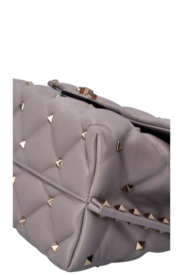 Sac à main Candystud VALENTINO gris