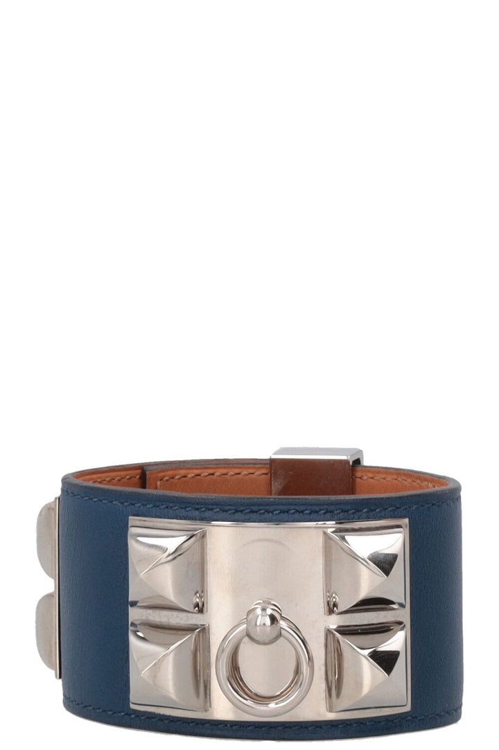 HERMÈS CDC Bracelet Swift Bleu Saphir