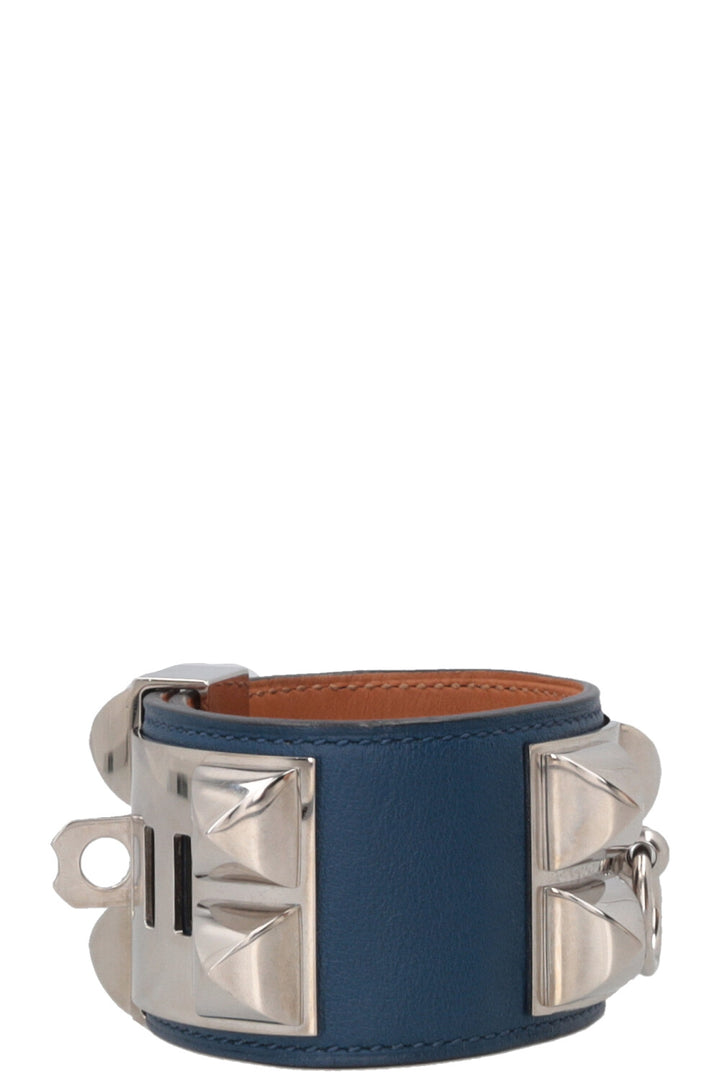 HERMÈS CDC Bracelet Swift Bleu Saphir