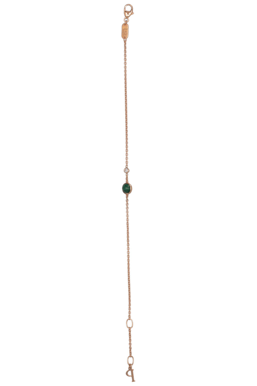 Bracelet PIAGET Possession en or rose 18 carats, diamants et malachite