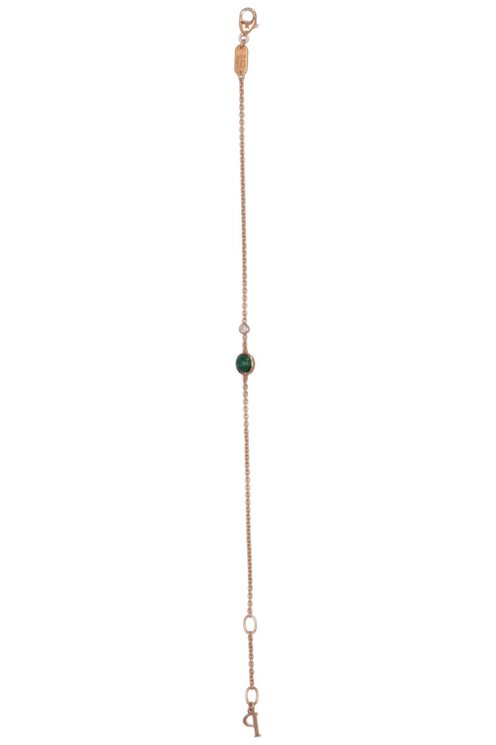 Bracelet PIAGET Possession en or rose 18 carats, diamants et malachite