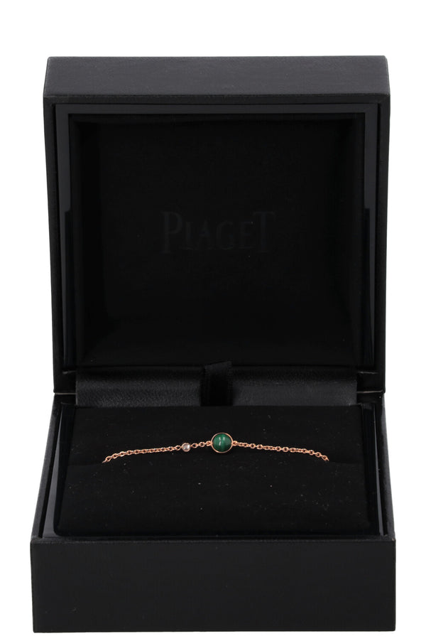 Bracelet PIAGET Possession en or rose 18 carats, diamants et malachite