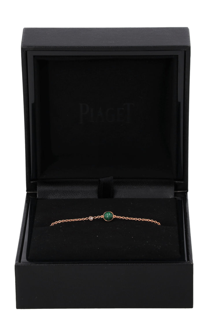 Bracelet PIAGET Possession en or rose 18 carats, diamants et malachite