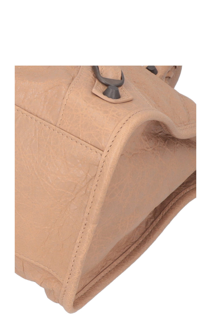 BALENCIAGA Medium City bag Leather Beige