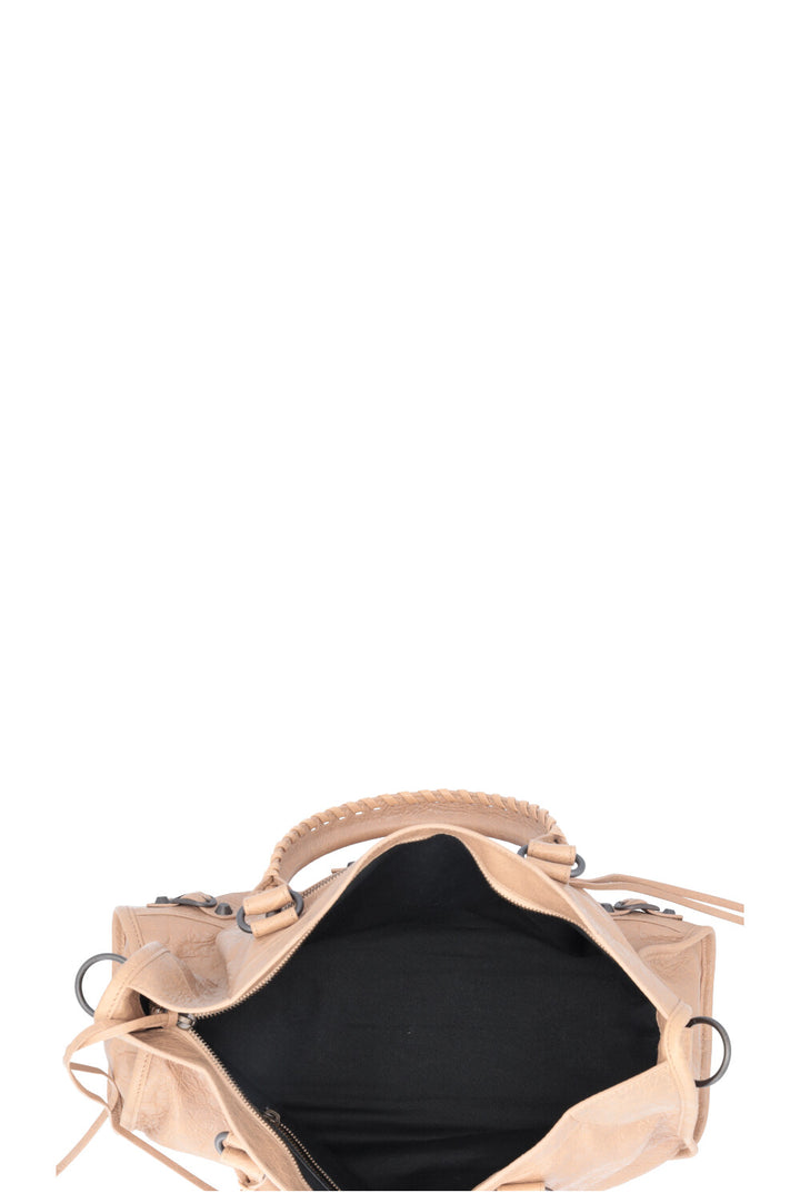BALENCIAGA Medium City bag Leather Beige