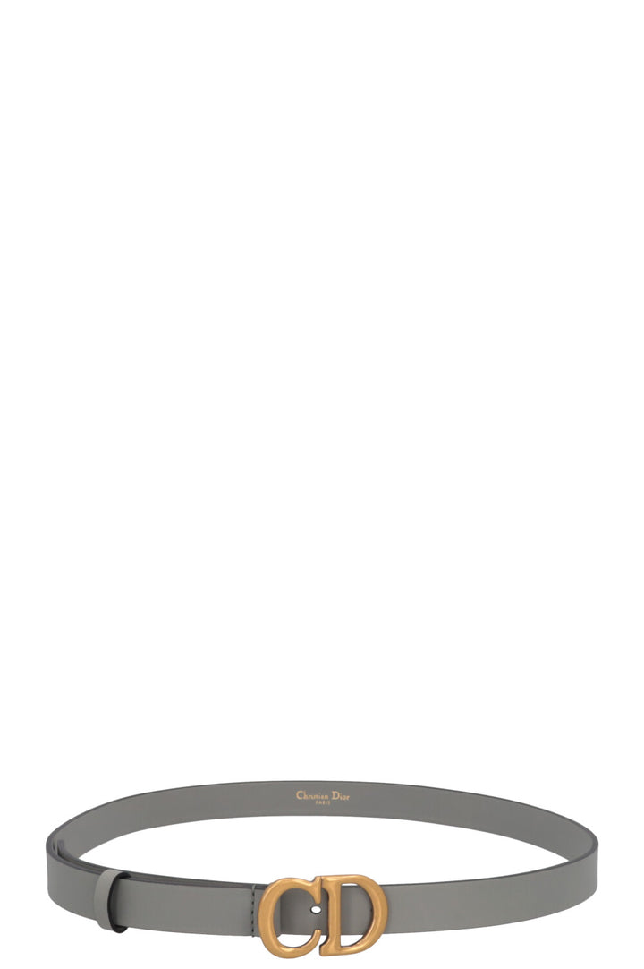 CHRISTIAN DIOR Saddle Belt Sage
