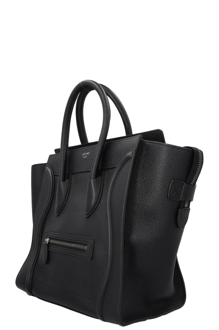 CELINE Mini Luggage Tote Bag Black