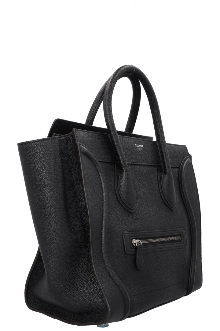 CELINE Mini Luggage Tote Bag Black