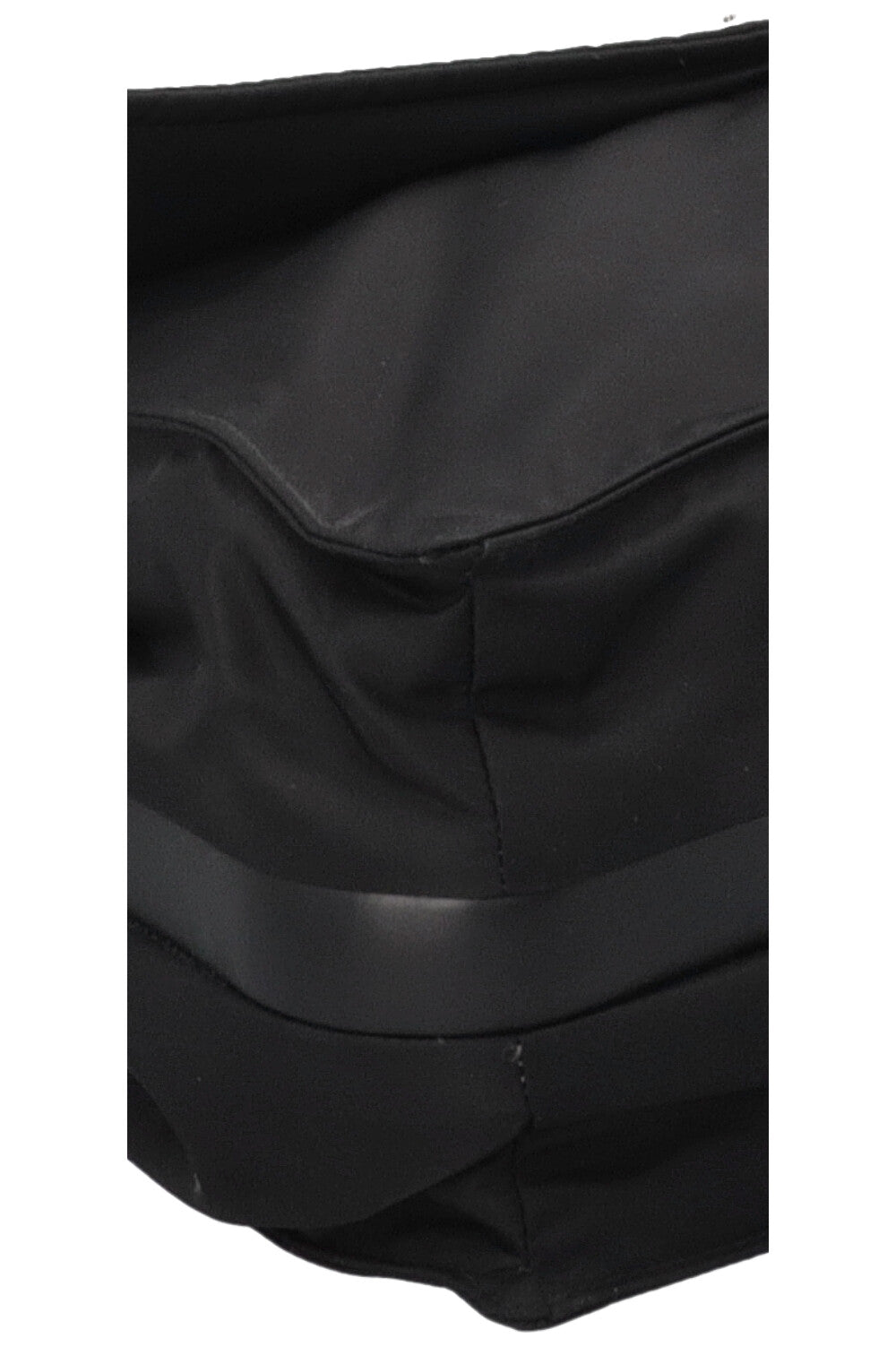 PRADA Large Traveler Padded Shoulder Bag Nylon Black