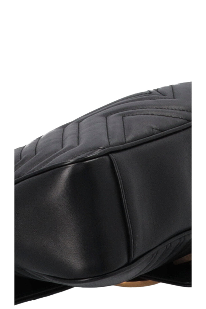 GUCCI Large Marmont Bag Leather Black