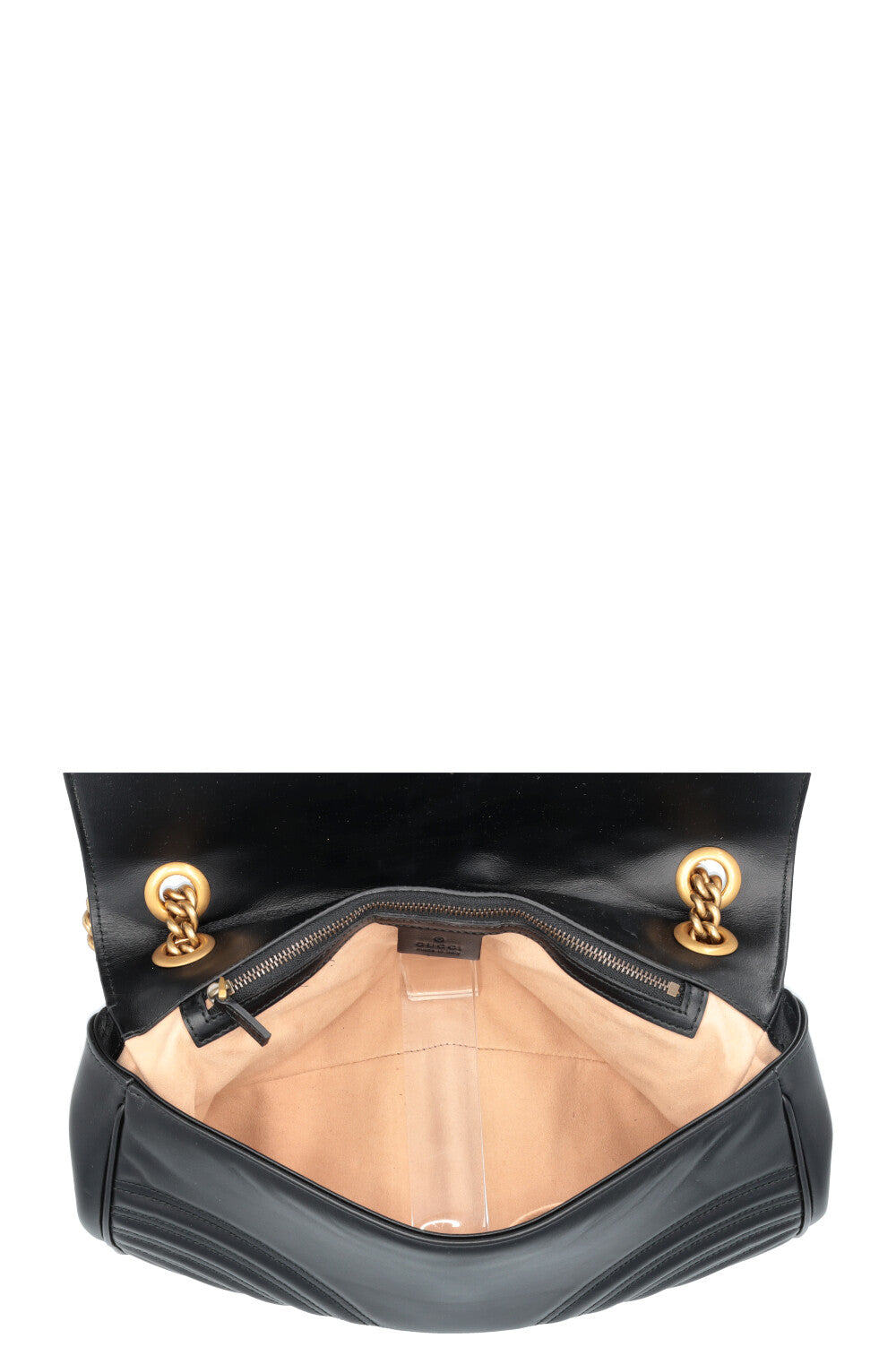 GUCCI Large Marmont Bag Leather Black