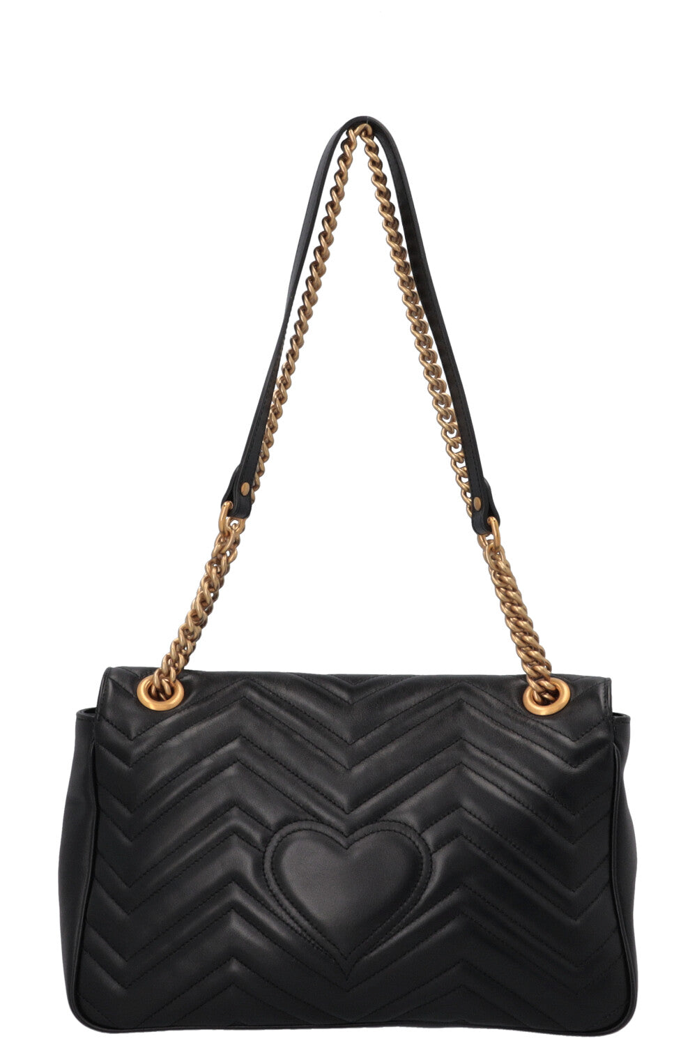 GUCCI Large Marmont Bag Leather Black