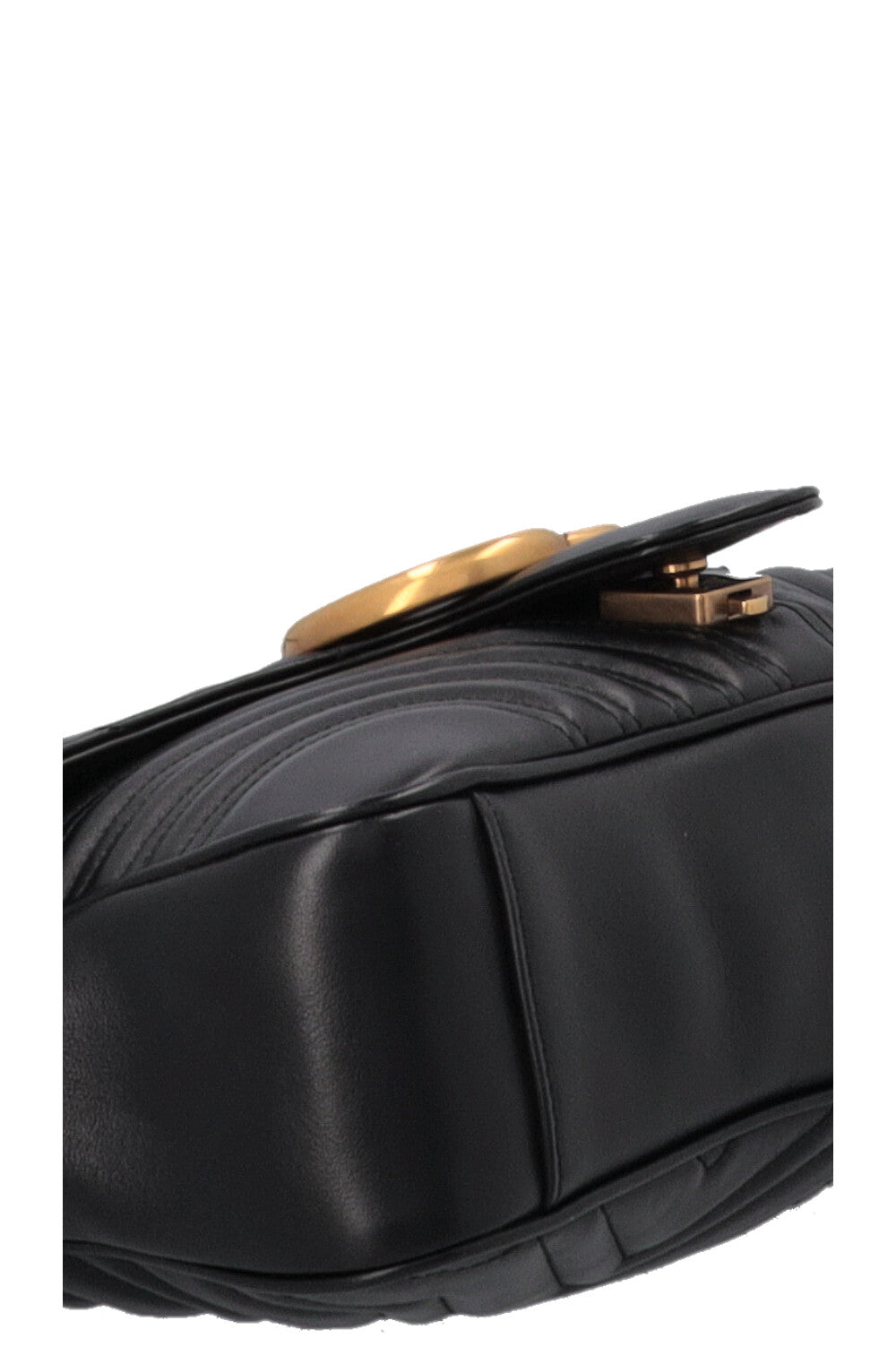 GUCCI Large Marmont Bag Leather Black