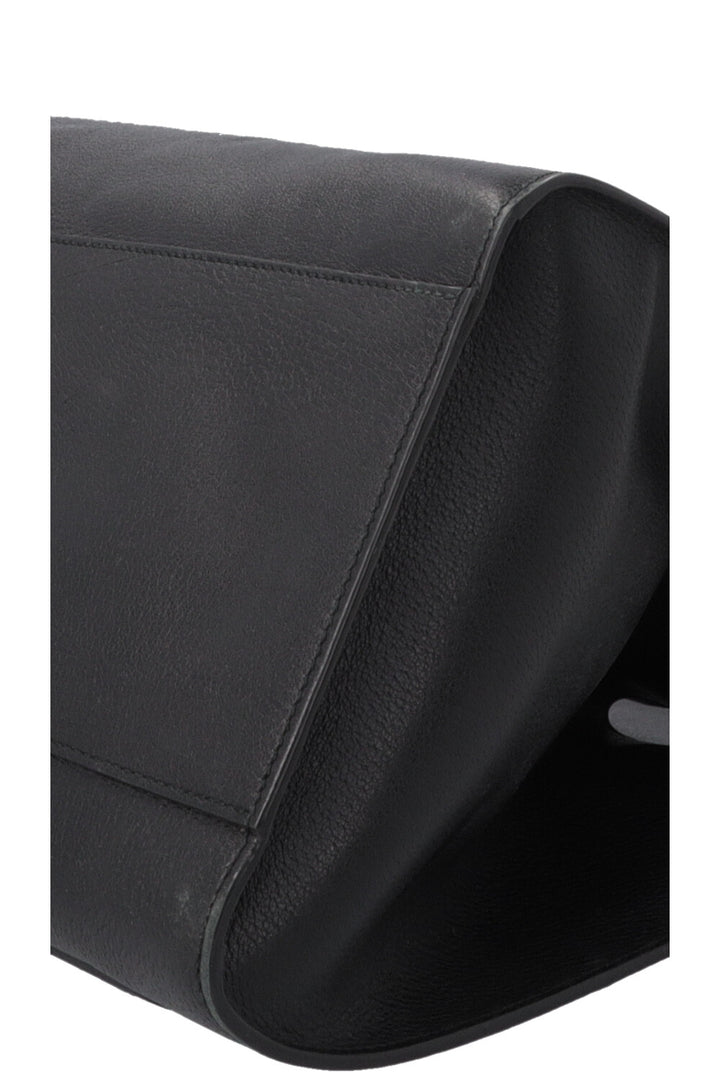 GUCCI Totem Top Handle Bag Leather Black