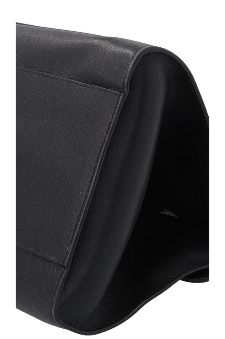 GUCCI Totem Top Handle Bag Leather Black