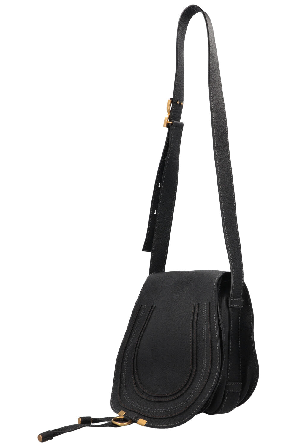 CHLOÉ Marcie Satchel Bag Black