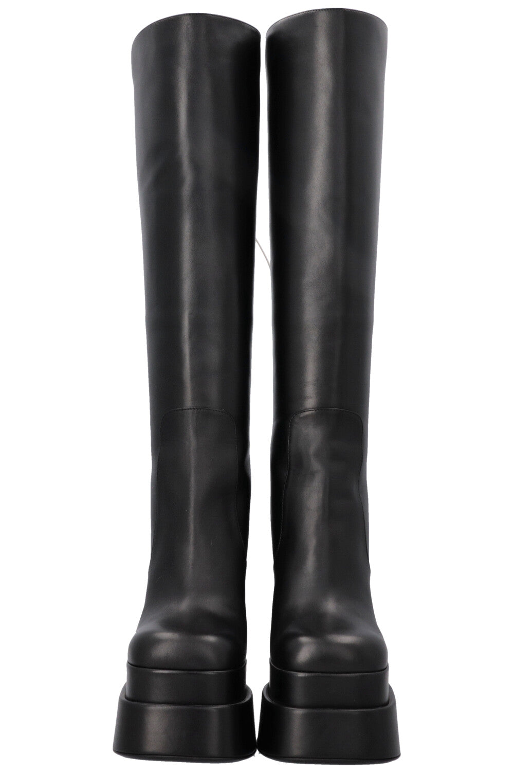 VERSACE Platform Knee High Boots Black