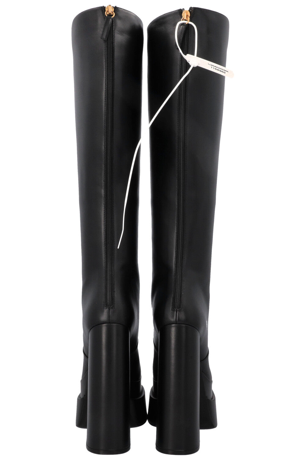 VERSACE Platform Knee High Boots Black