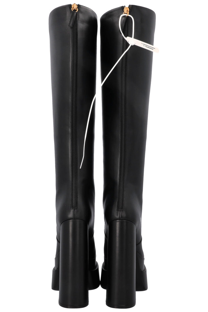 VERSACE Platform Knee High Boots Black