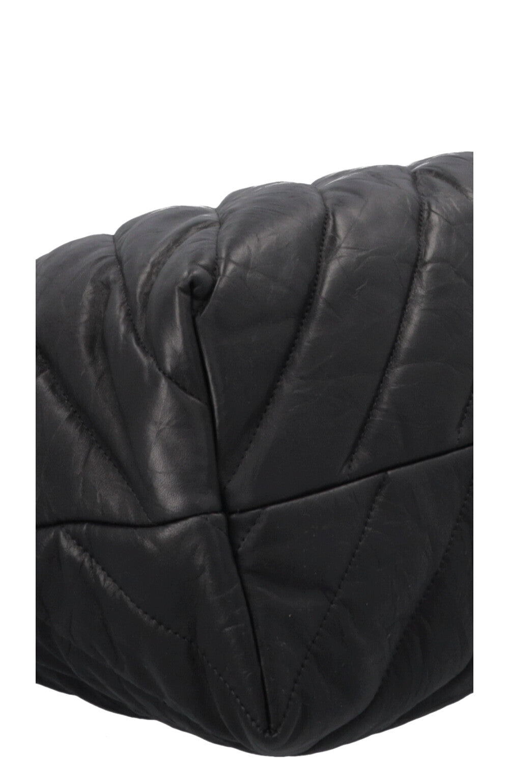 BALENCIAGA Crush Carry All Chain Tote Black