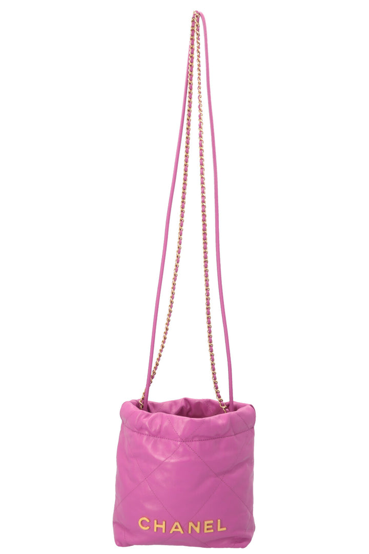 CHANEL 22 Bag Mini Fuchsia