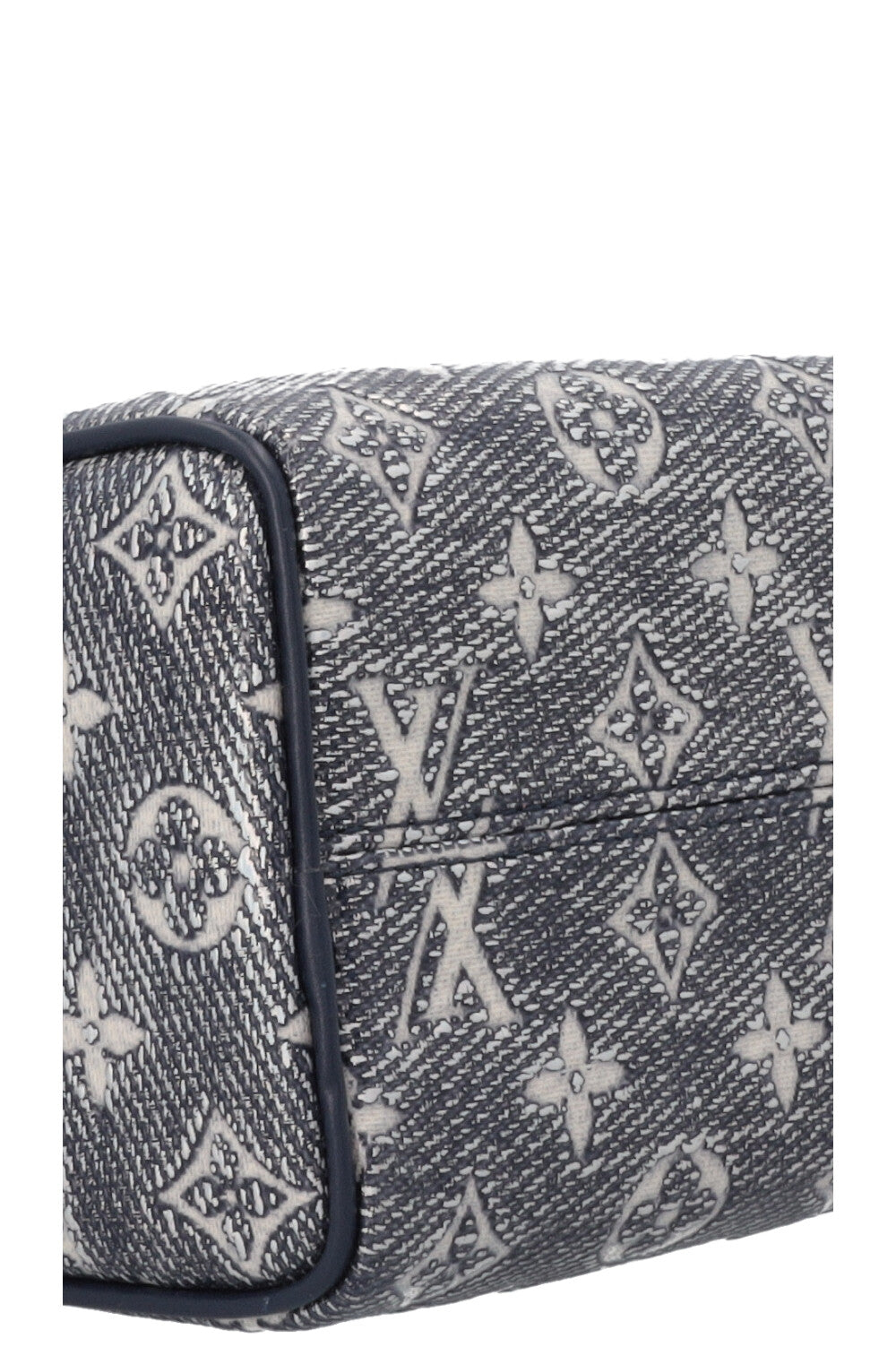 LOUIS VUITTON Speedy 20 Jacquard Canvas Navy Silver