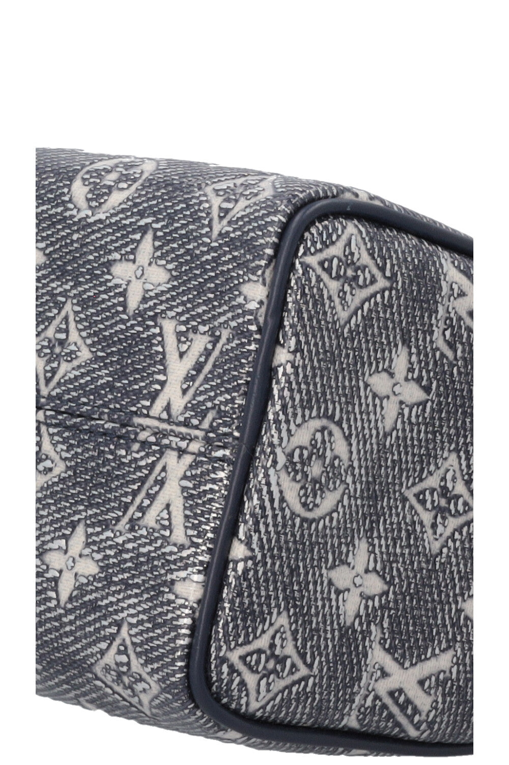 LOUIS VUITTON Speedy 20 Jacquard Canvas Navy Silver