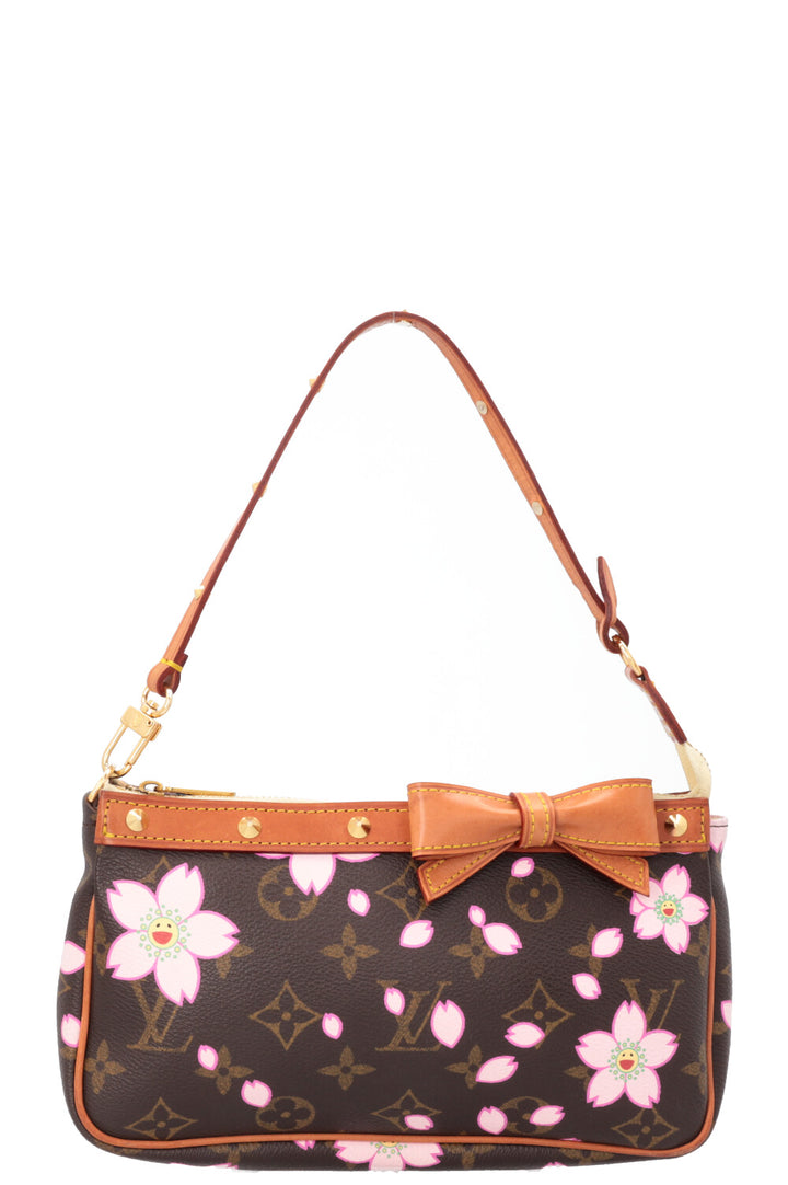 LOUIS VUITTON Pochette Murakami Cherry Blossom