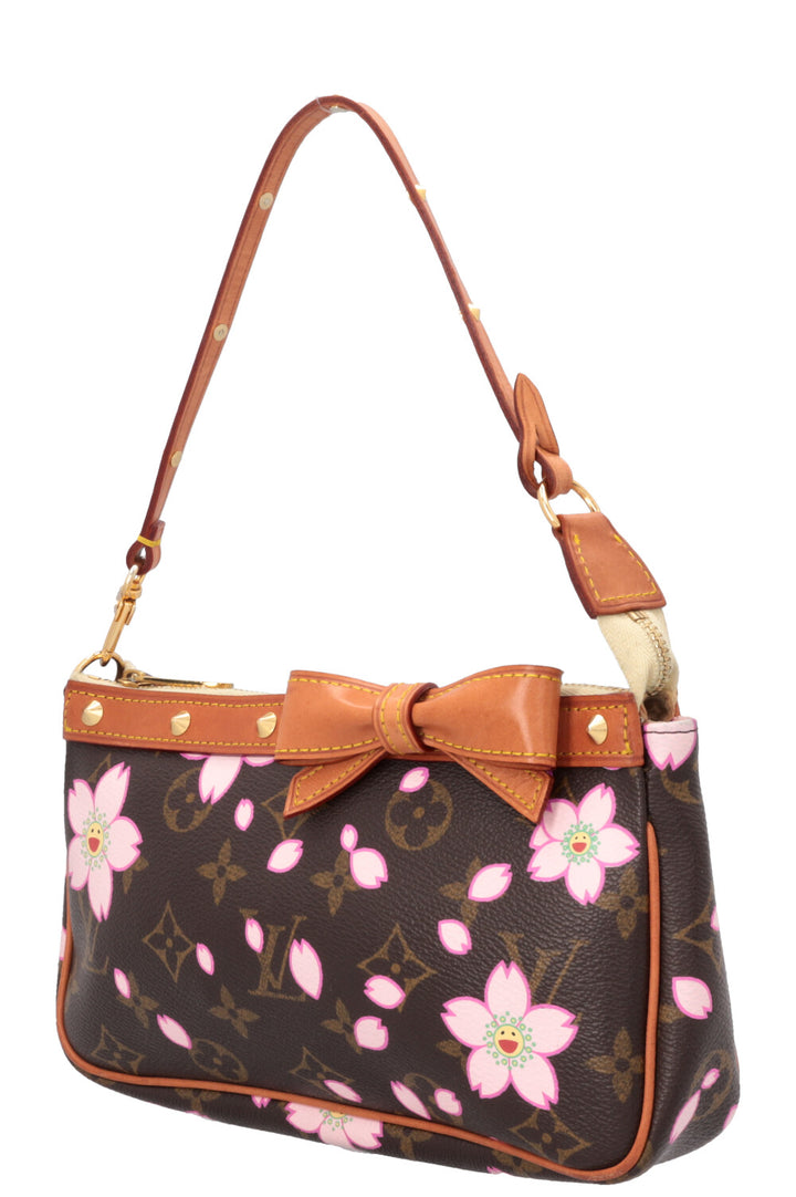 LOUIS VUITTON Pochette Murakami Cherry Blossom
