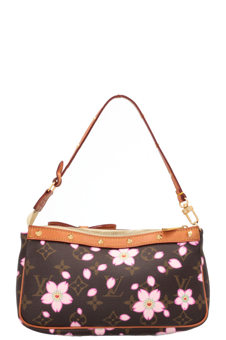 LOUIS VUITTON Pochette Murakami Cherry Blossom
