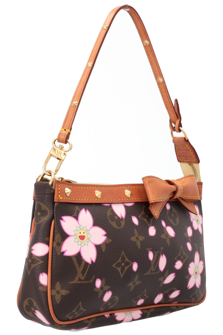 LOUIS VUITTON Pochette Murakami Cherry Blossom