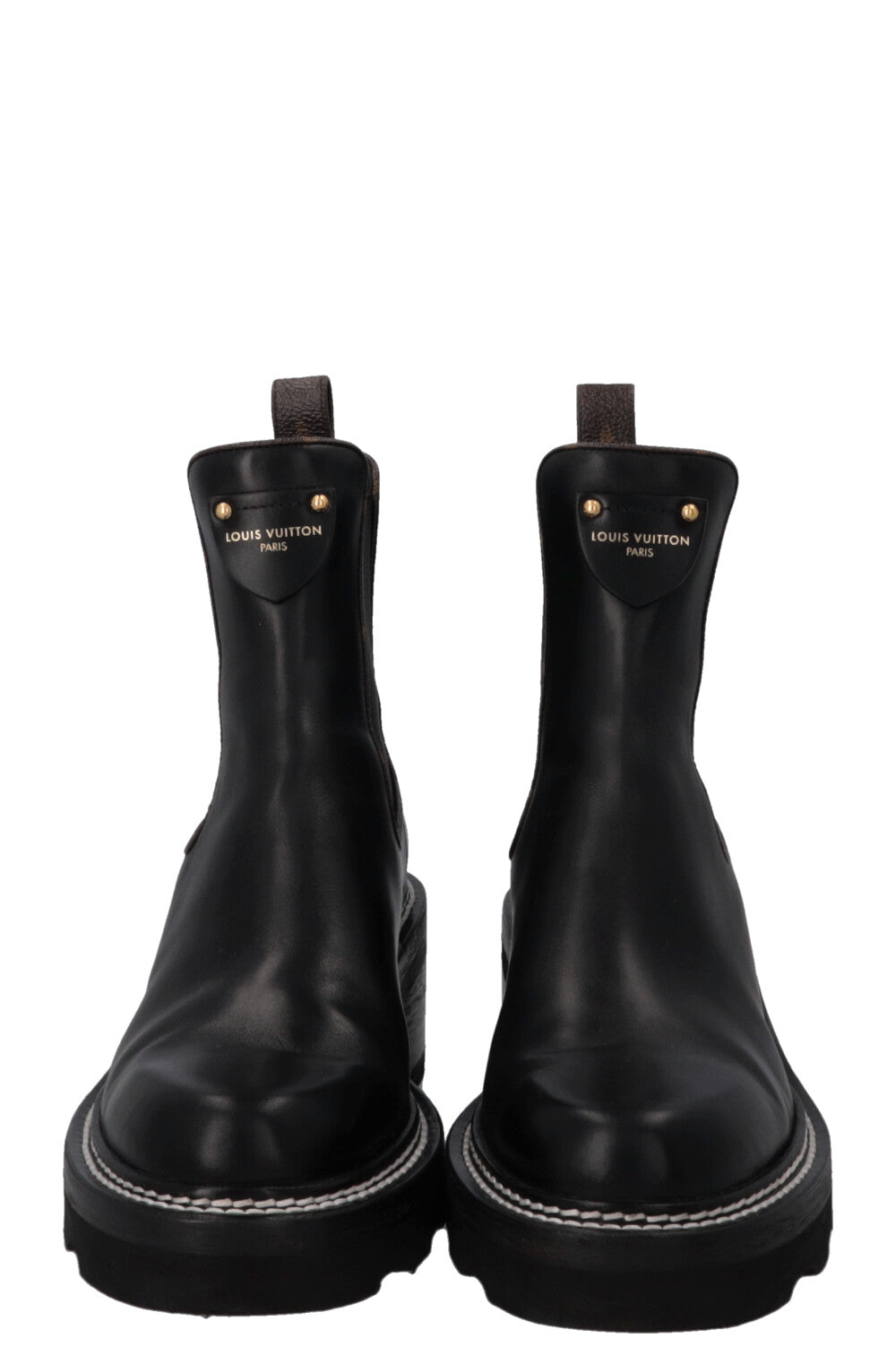 LOUIS VUITTON Beaubourg Ankle Boots Black