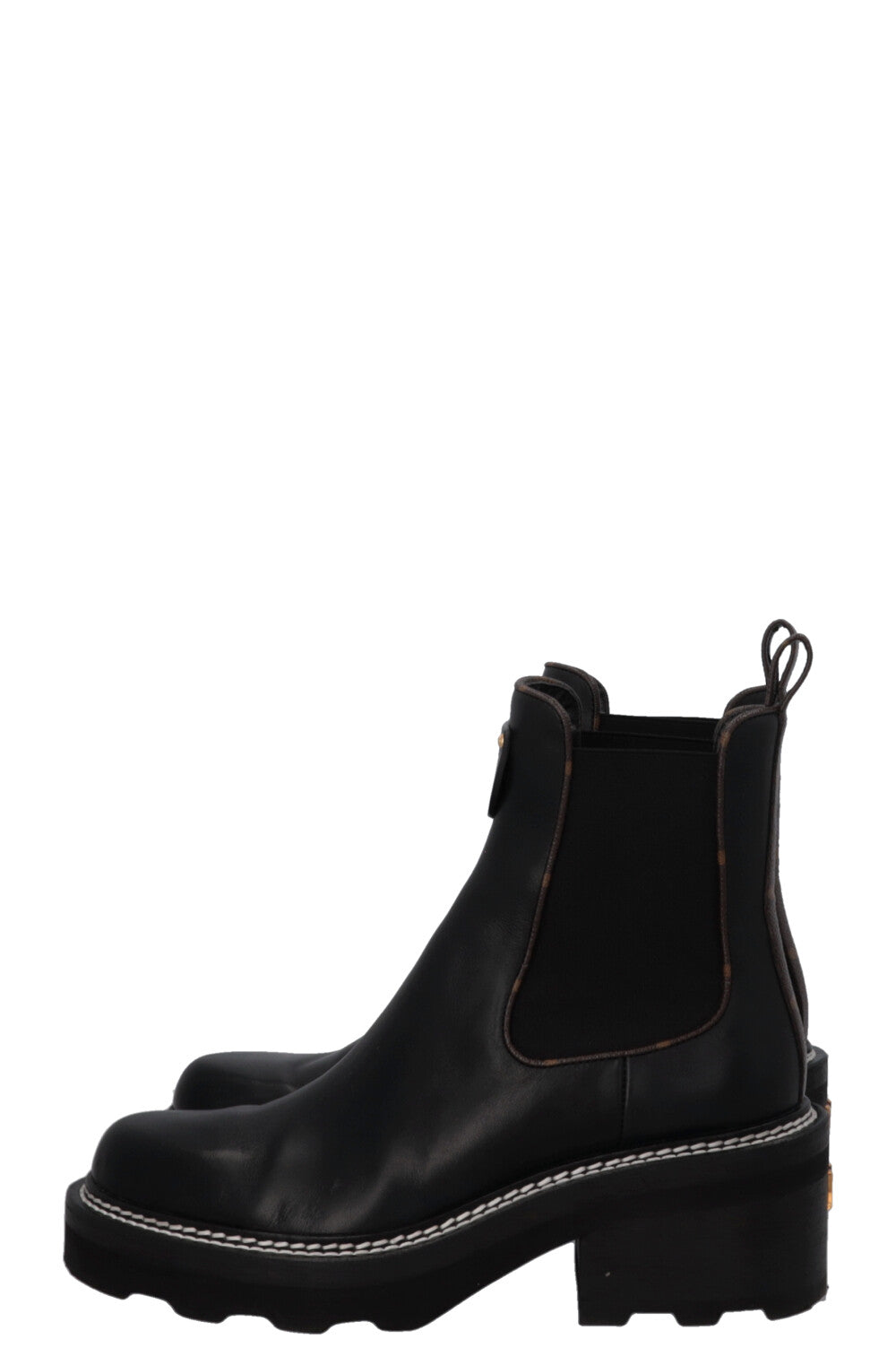 LOUIS VUITTON Beaubourg Ankle Boots Black