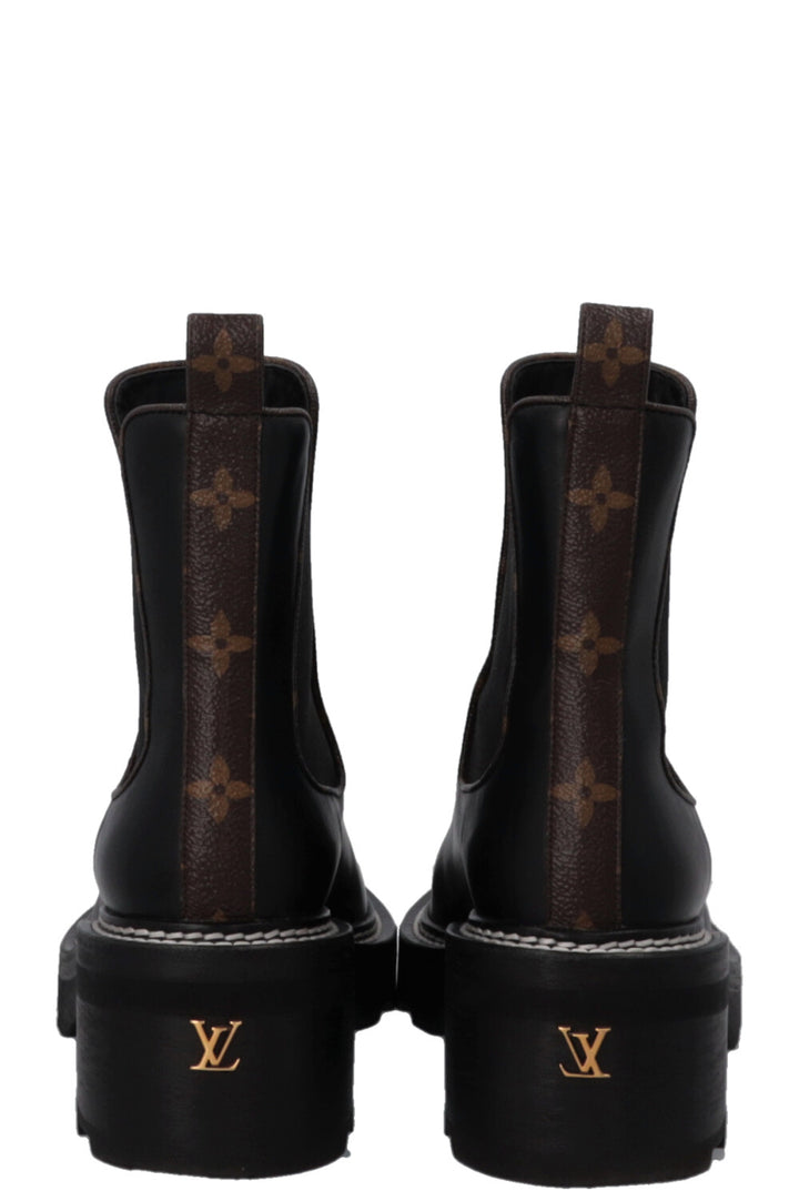 LOUIS VUITTON Beaubourg Ankle Boots Black