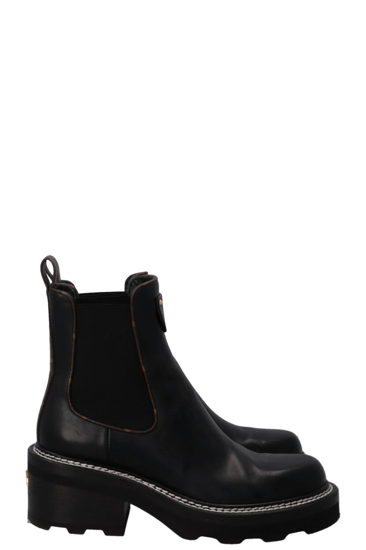 LOUIS VUITTON Beaubourg Ankle Boots Black