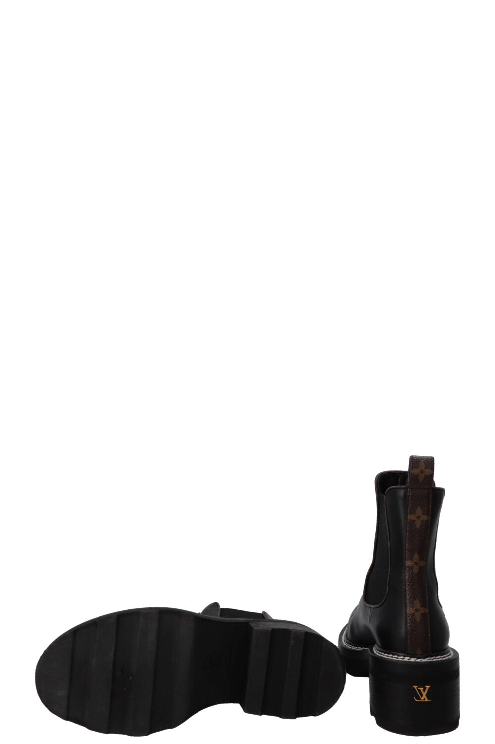 LOUIS VUITTON Beaubourg Ankle Boots Black
