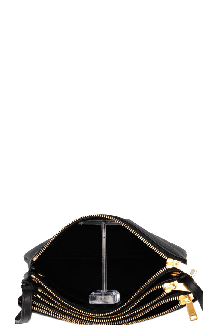 CELINE Trio Crossbody Bag Small Black