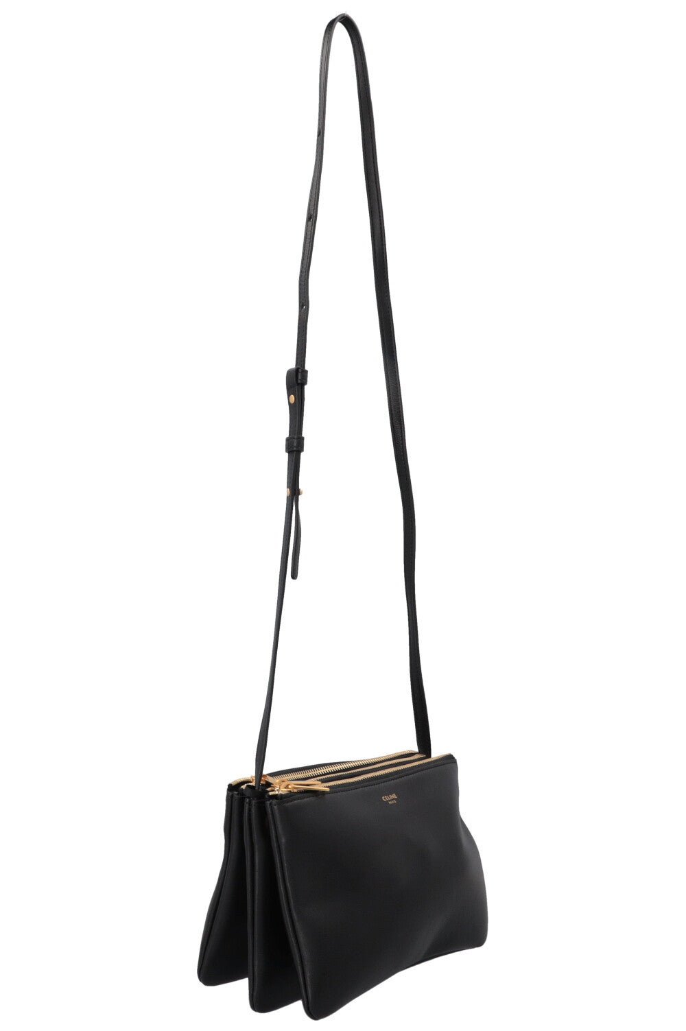 CELINE Trio Crossbody Bag Small Black