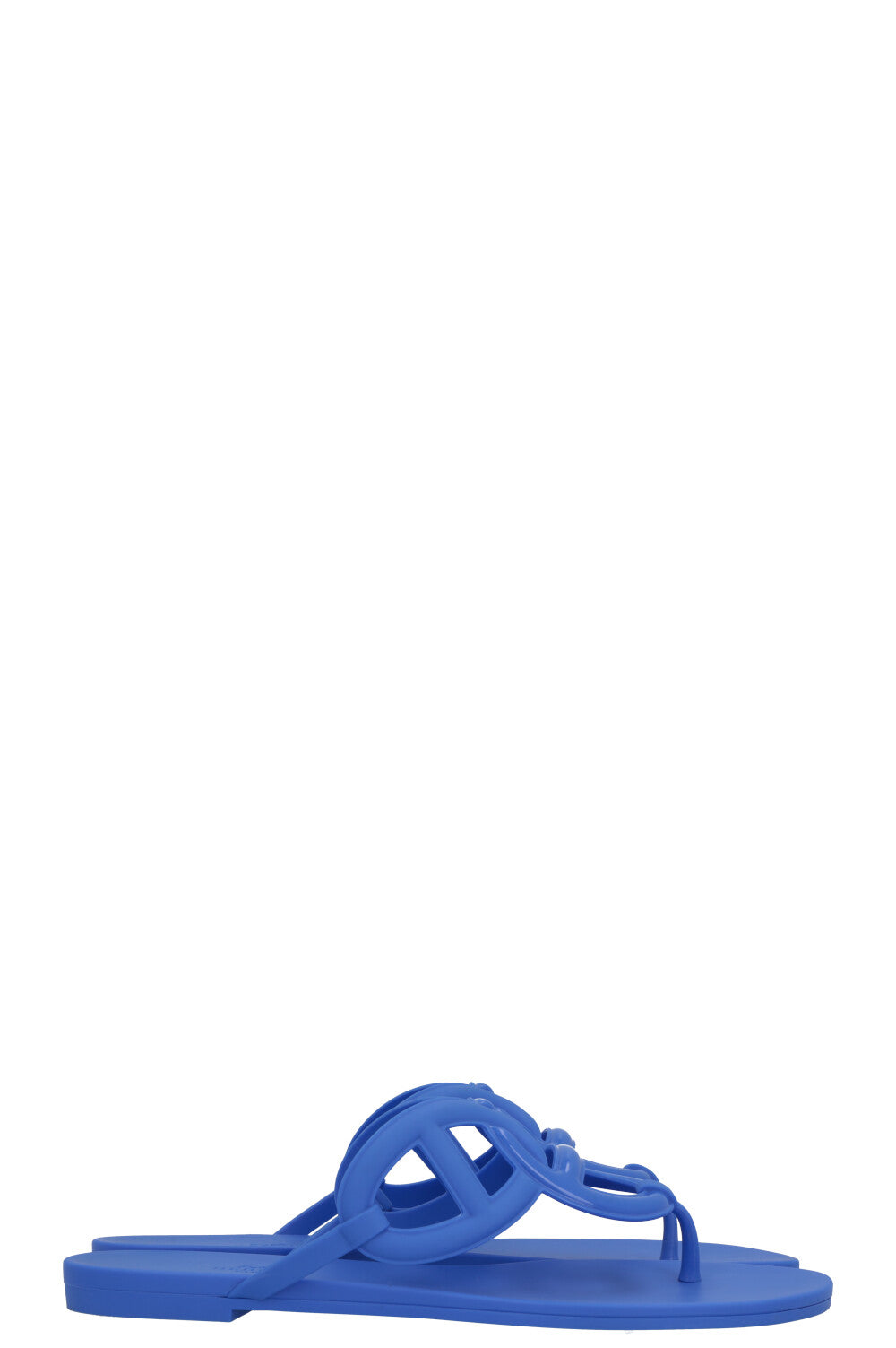 HERMÈS Egerie Rubber Flats Blue