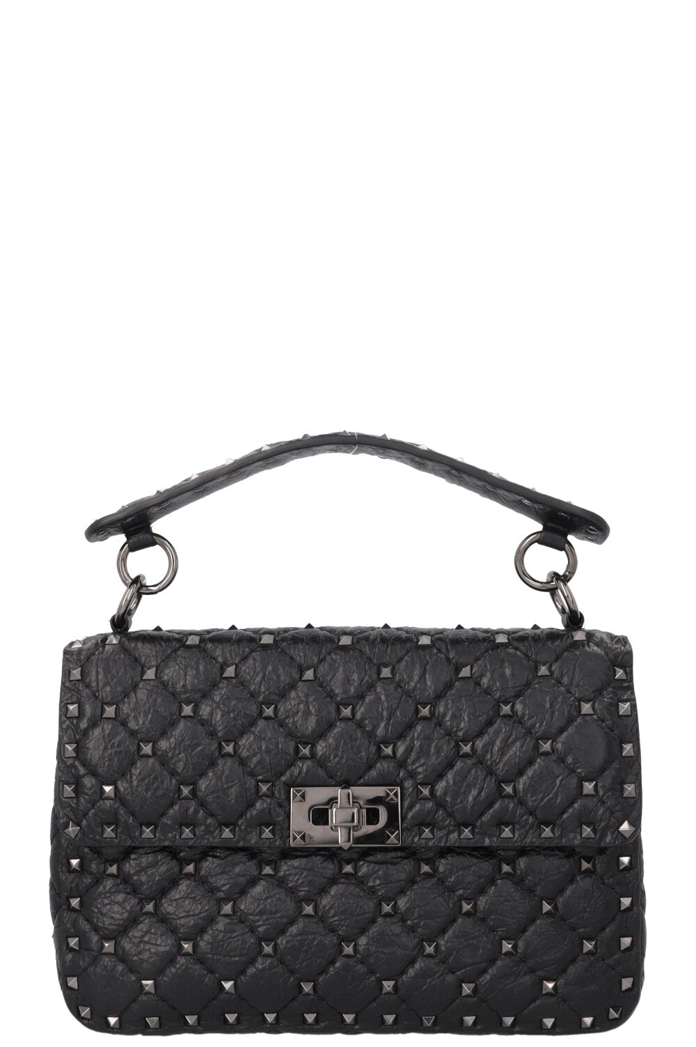 VALENTINO Rockstud Bag Medium Leather Black